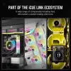 CORSAIR CPU aušintuvas - Icue Link H100I RGB AIO skystinis aušintuvas - Baltas