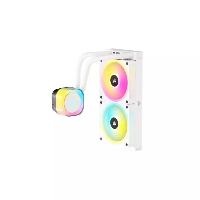 CORSAIR CPU aušintuvas - Icue Link H100I RGB AIO skystinis aušintuvas - Baltas
