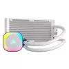 CORSAIR CPU aušintuvas - Icue Link H100I RGB AIO skystinis aušintuvas - Baltas