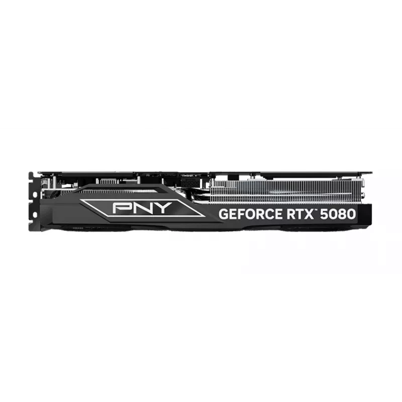PNY GeForce RTX 5080 16GB Overclocked Triple Fan – 16 GB GDDR7 – DisplayPort 2.1b / HDMI 2.1b
