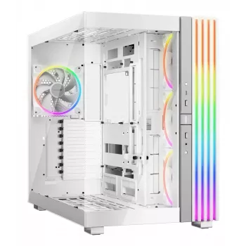 PC korpusas bequiet! LIGHT BASE 900 FX Full Tower White — Full Tower, XL-ATX, RGB ventiliatoriai, 49.5 cm GPU, 190 mm CPU aušintuvas