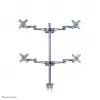 Neomounts FPMA-D935D4 Monitorių laikiklis 10-27 colių, Gnybtas, 6 kg, 25,4 cm (10 colių), 68,6 cm (27 colių), 100 x 100 mm, Sidabrinis