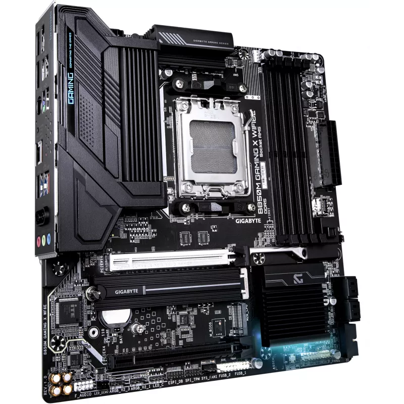 GIGABYTE B850M GAMING X WIFI6E pagrindinė plokštė – AMD Ryzen 9000 serijos procesoriams