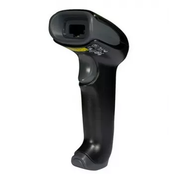 HONEYWELL brūkšninių kodų skaitytuvas Voyager 1250g USB rinkinys – juodas skaitytuvas 1250g, USB A tipo spiralinis kabelis 3 m, dokumentacija