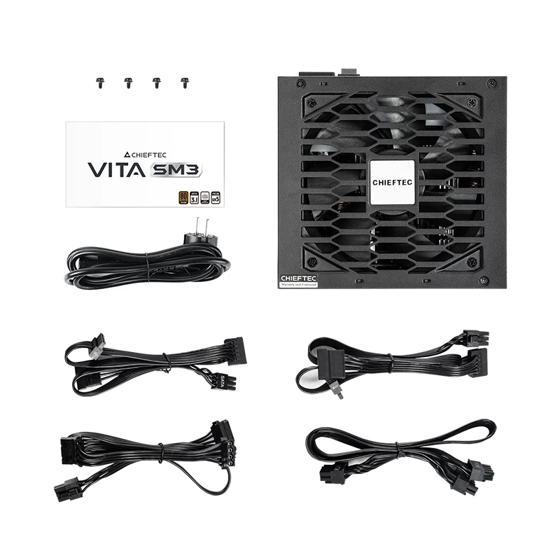 Chieftec Vita BPX-750-C maitinimo blokas 750 W 20+4 pin ATX ATX juodas