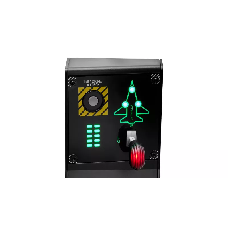 Džiaugsmo svirtis Thrustmaster VIPER Panel Black USB su variklio valdymo svirtimi PC