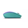 INCA IWM-511RM belaidė pelė – RF + Bluetooth + USB Type-C, 1600 DPI, 6 mygtukai, žalia-violetinė