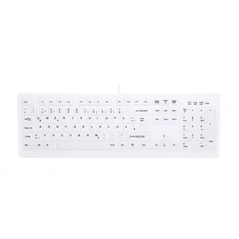 Contour Design Active Key Contour ClassicClean Medicininė Klaviatūra su Nuimamu Dangteliu Pilno Dydžio Laidinė Balta DE C8100