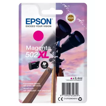 Epson 502XL rašalinė kasetė, magenta, didelės talpos