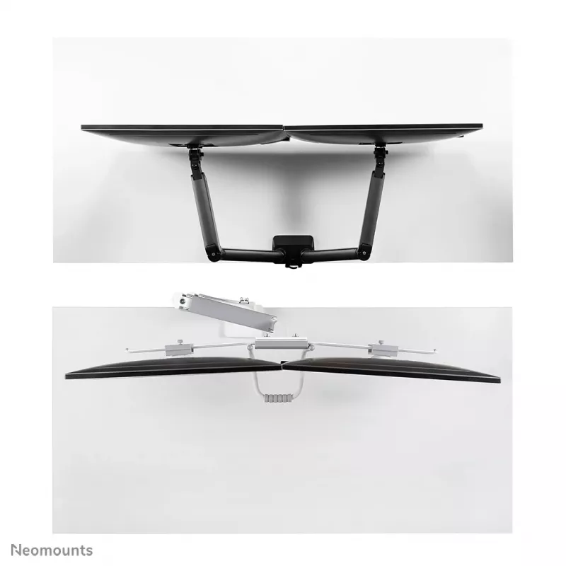 Neomounts DS75-450WH2 Monitorinis laikiklis 17-32 colių - dujinė spyruoklė - Topfix - 180° stabdymas