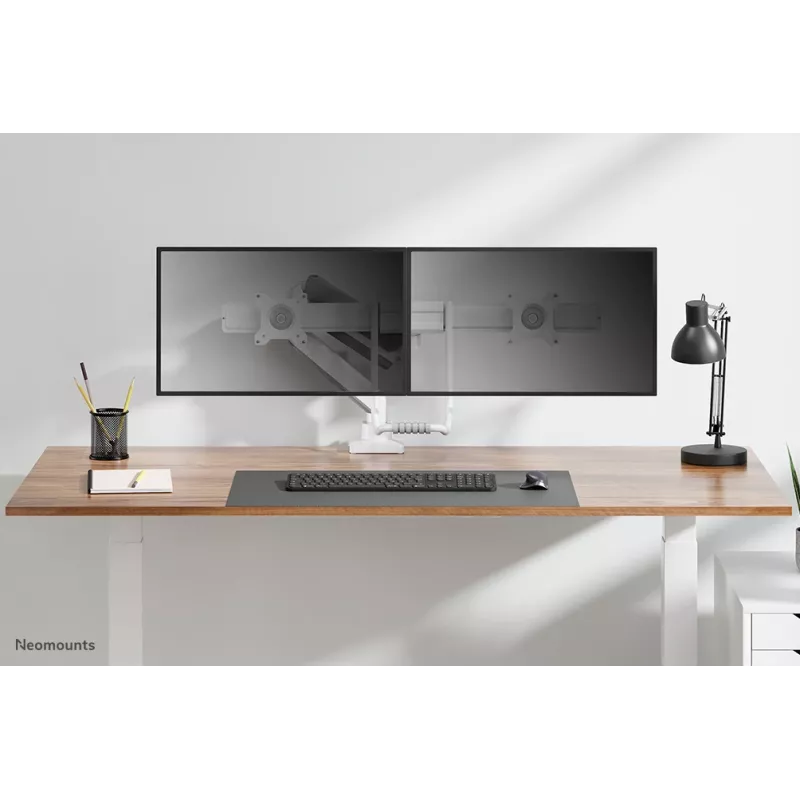 Neomounts DS75-450WH2 Monitorinis laikiklis 17-32 colių - dujinė spyruoklė - Topfix - 180° stabdymas