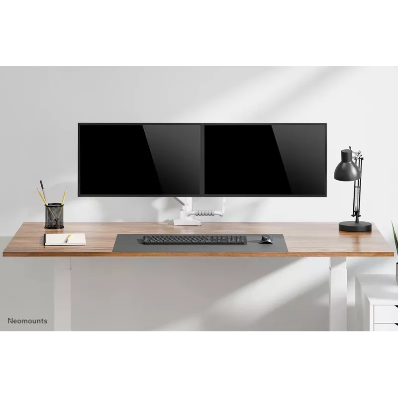 Neomounts DS75-450WH2 Monitorinis laikiklis 17-32 colių - dujinė spyruoklė - Topfix - 180° stabdymas