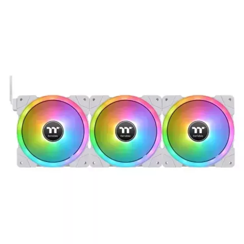 Ventiliatorių rinkinys Thermaltake SWAFAN EX12 12 cm Baltas 3 vnt. 500-2000 RPM