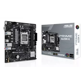 ASUS PRIME A620M-K AMD A620 Socket AM5 micro ATX pagrindinė plokštė