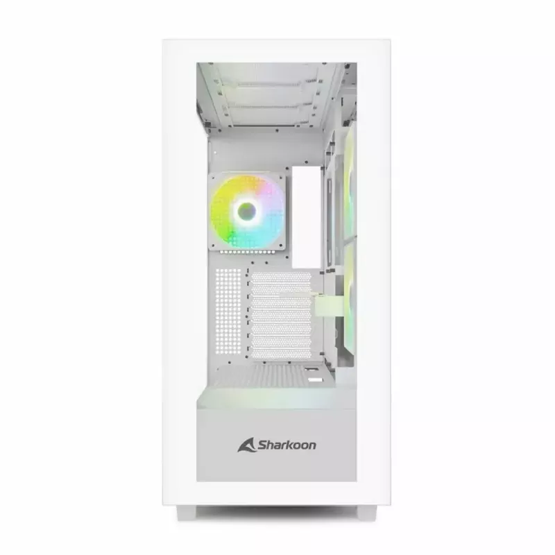 PC korpusas Sharkoon Rebel C60 Midi Tower baltas