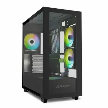 Kompiuterio korpusas Sharkoon Rebel C60 Midi Tower Juodas