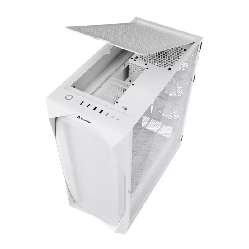 Korpusas Sharkoon REV300 Tower White