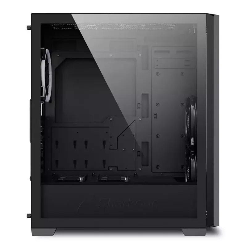 PC korpusas Sharkoon VS9 RGB Midi Tower juodas