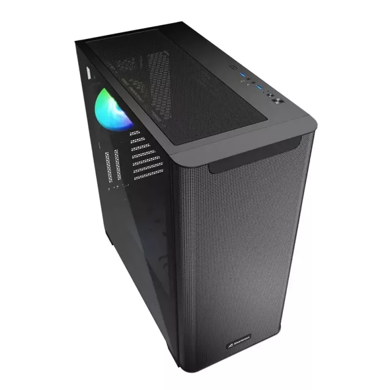 PC korpusas Sharkoon M30 RGB Full Tower juodas