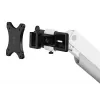 Neomounts DS65S-950WH2 Monitor laikiklis 24-34 colių – dujinė spyruoklė – Topfix – daugiakryptis reguliavimas – 180° stabdiklis