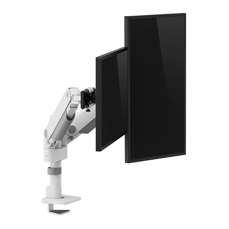 Neomounts DS65S-950WH2 Monitor laikiklis 24-34 colių – dujinė spyruoklė – Topfix – daugiakryptis reguliavimas – 180° stabdiklis