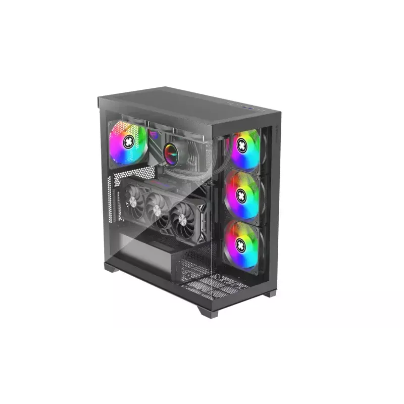 Korpusas Xilence XG171 Midi Tower Juodas