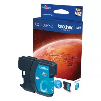 Originalus Brother LC1100HYC rašalinė kasetė, 1 vnt., Cyan