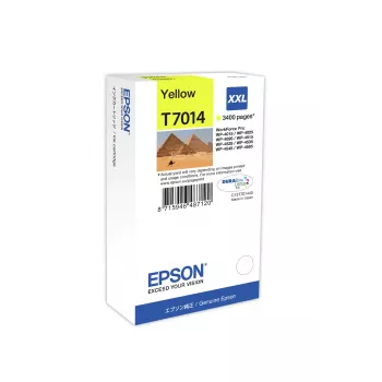 Epson rašalo kasetė XXL Yellow 3.4k, geltona, pigmentinis rašalas, 34,2 ml, 1 vnt.