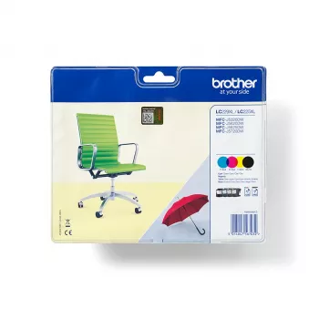 Brother LC-229XLVALBP originalios rašalinės kasetės 4 vnt. Juoda, Žydra, Purpurinė, Geltona