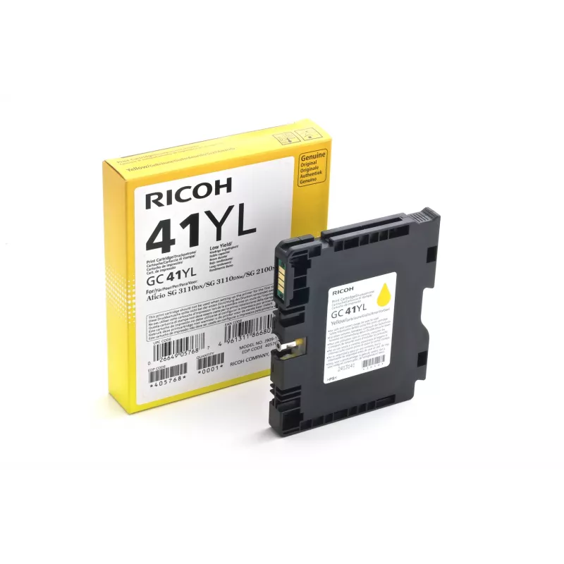 Originali Ricoh 405768 geltona kasetė (GC 41YL)