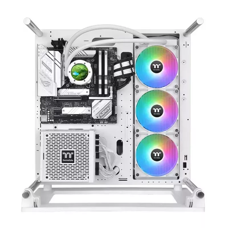 Hibridinis aušintuvas Thermaltake TH420 V2 Ultra ARGB 84.32 cfm 3.02 mmH2O Baltas