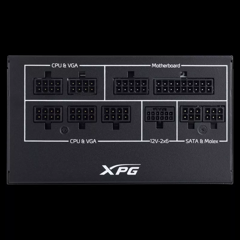 XPG COREREACTOR II VE 750W maitinimo blokas, 750 W, 100-240 V, 47-63 Hz, 10 A, 20 A, 62.5 A