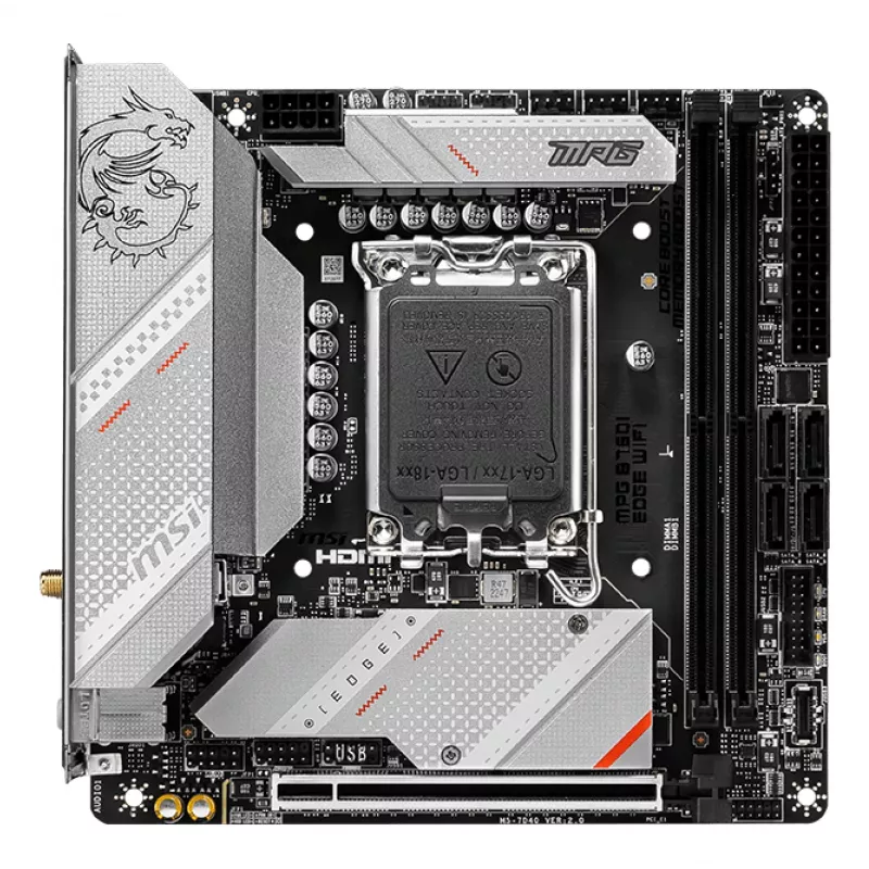 Motininė plokštė MSI MPG B760I EDGE WIFI Intel B760 LGA 1700 mini ATX