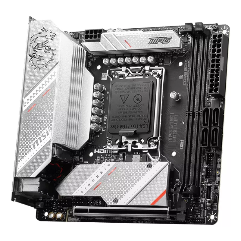 Motininė plokštė MSI MPG B760I EDGE WIFI Intel B760 LGA 1700 mini ATX