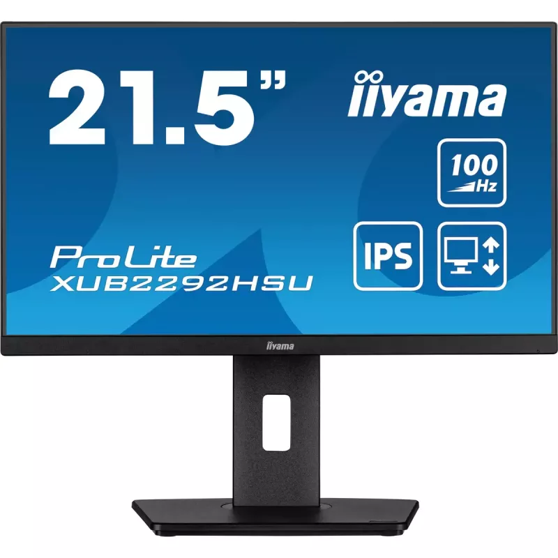 iiyama ProLite XUB2292HSU-B6 monitor 54,6 cm (21,5 colio) 1920x1080 Full HD LED juodas