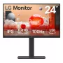 LG 24BA650 kompiuterio monitorius 60,5 cm (23,8 colio) 1920 x 1080 pikselių Full HD LED juodas