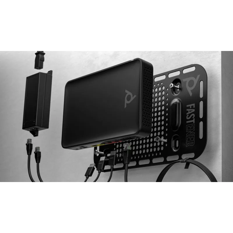 HP Poly Studio G62 vaizdo konferencijų sistema su tvirtinimo plokšte (be radijo, TAA)