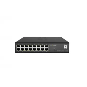 Valdomas Switch LevelOne Hilbert 10 inch 16-Port Gigabit Smart Lite Switch