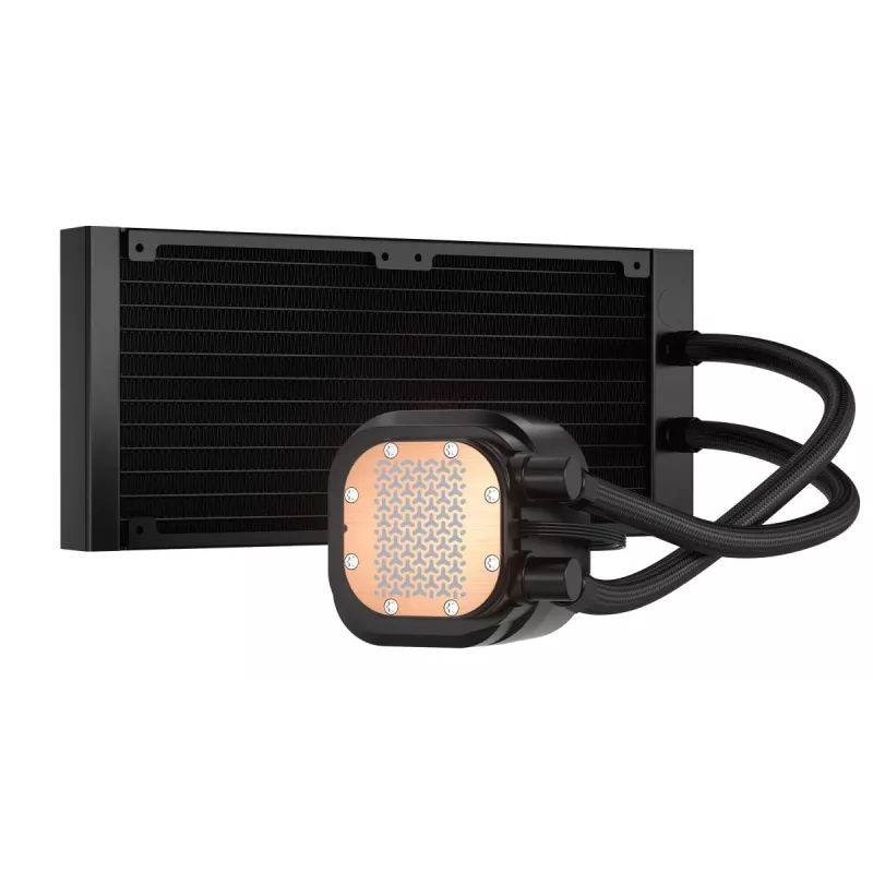 CORSAIR Nautilus 240 Rs ARGB skysčio aušintuvas procesoriui, viskas viename, juodas
