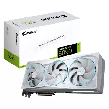 Vaizdo plokštė GIGABYTE AORUS GeForce RTX 5090 STEALTH ICE 32G 32 GB GDDR7 512 bit PCI-E 5.0 2655 MHz