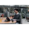 Nešiojamojo kompiuterio stovas BakkerElkhuizen FlexTop 170 juodas tamsiai pilkas aliuminis guma plienas