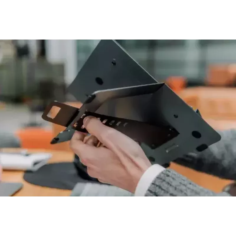 Nešiojamojo kompiuterio stovas BakkerElkhuizen FlexTop 170 juodas tamsiai pilkas aliuminis guma plienas
