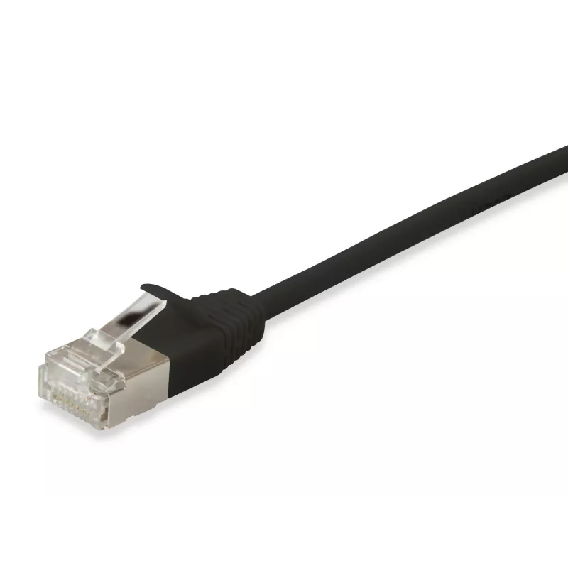 Equip Cat.6A F/FTP Slim Patch Cable, 10m, Black