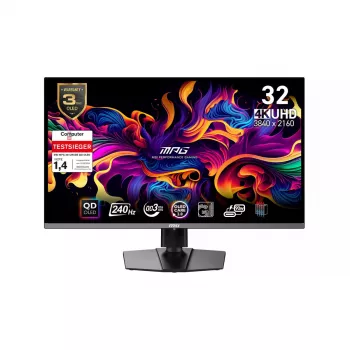MSI MPG 321URXDE QD-OLED monitorius 80 cm (31,5 colio) 3840 x 2160 4K Ultra HD juodas
