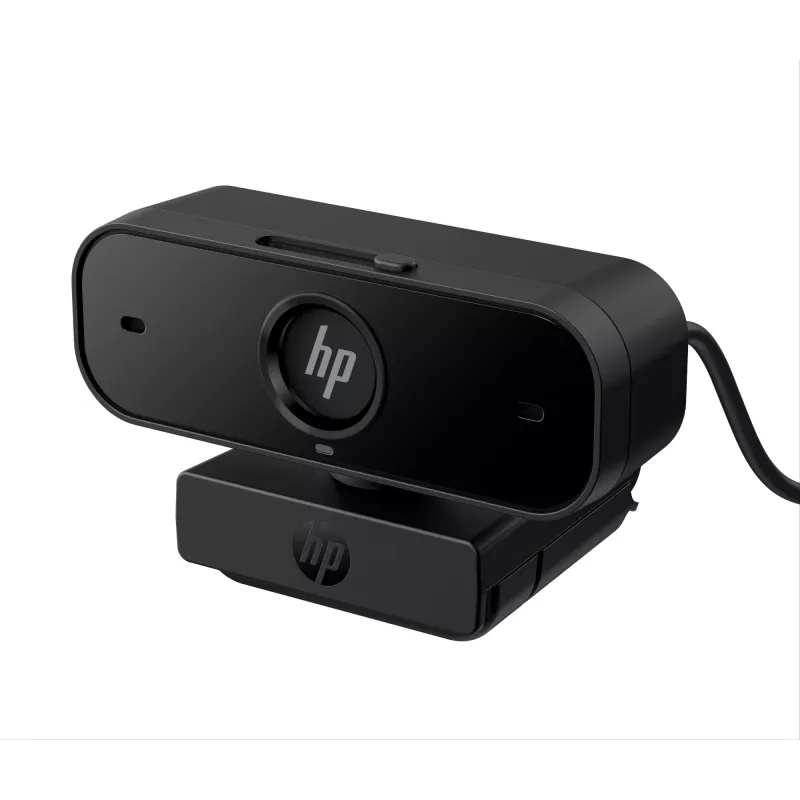 HP 435 FHD Webcam, 2 MP, 1920 x 1080 pikselių, Full HD, 30 kadrų per sekundę, automatinis fokusavimas, privatumo užsklanda, USB-A