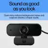HP 435 FHD Webcam, 2 MP, 1920 x 1080 pikselių, Full HD, 30 kadrų per sekundę, automatinis fokusavimas, privatumo užsklanda, USB-A