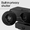 HP 435 FHD Webcam, 2 MP, 1920 x 1080 pikselių, Full HD, 30 kadrų per sekundę, automatinis fokusavimas, privatumo užsklanda, USB-A
