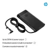 HP Smart 230 W maitinimo blokas (AQ9X8AA) laptopams, skirtas naudoti patalpose, įėjimas 115 V, 4,5 mm jungtis, europinis kištukas, juodas