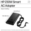 HP Smart 230 W maitinimo blokas (AQ9X8AA) laptopams, skirtas naudoti patalpose, įėjimas 115 V, 4,5 mm jungtis, europinis kištukas, juodas