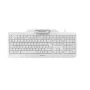 CHERRY SECURE BOARD 1.0 klaviatūra, biuro, USB, QWERTZ, vokiška, pilka